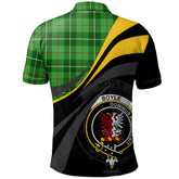 Clan Boyle Tartan Polo Shirt - Royal Coat Of Arms Style DI34 Boyle Tartan Tartan Polo